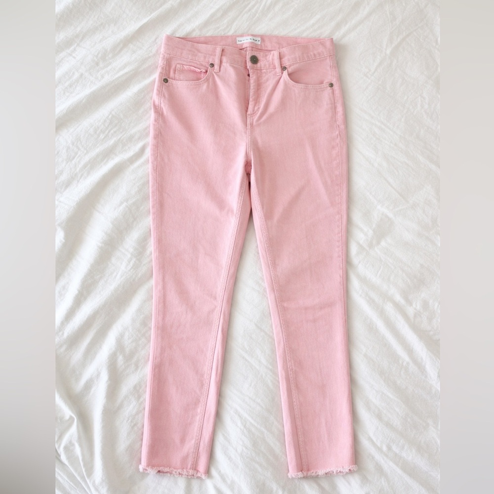 LOFT Women's Skinny Jeans in Light Pink